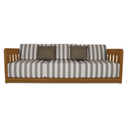 Adelaide Outdoor Sofa Brown Stripe