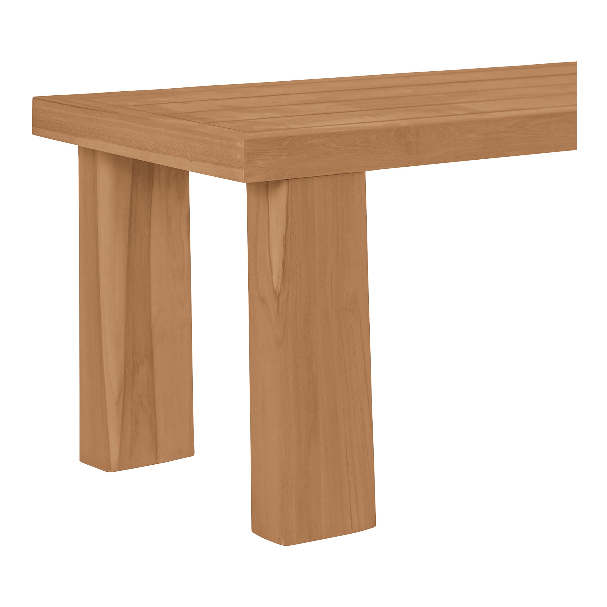 Marina Outdoor Dining Bench Natural - Central Designs