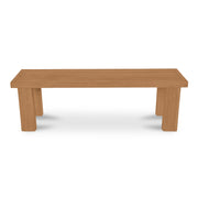Marina Outdoor Dining Bench Natural - Central Designs