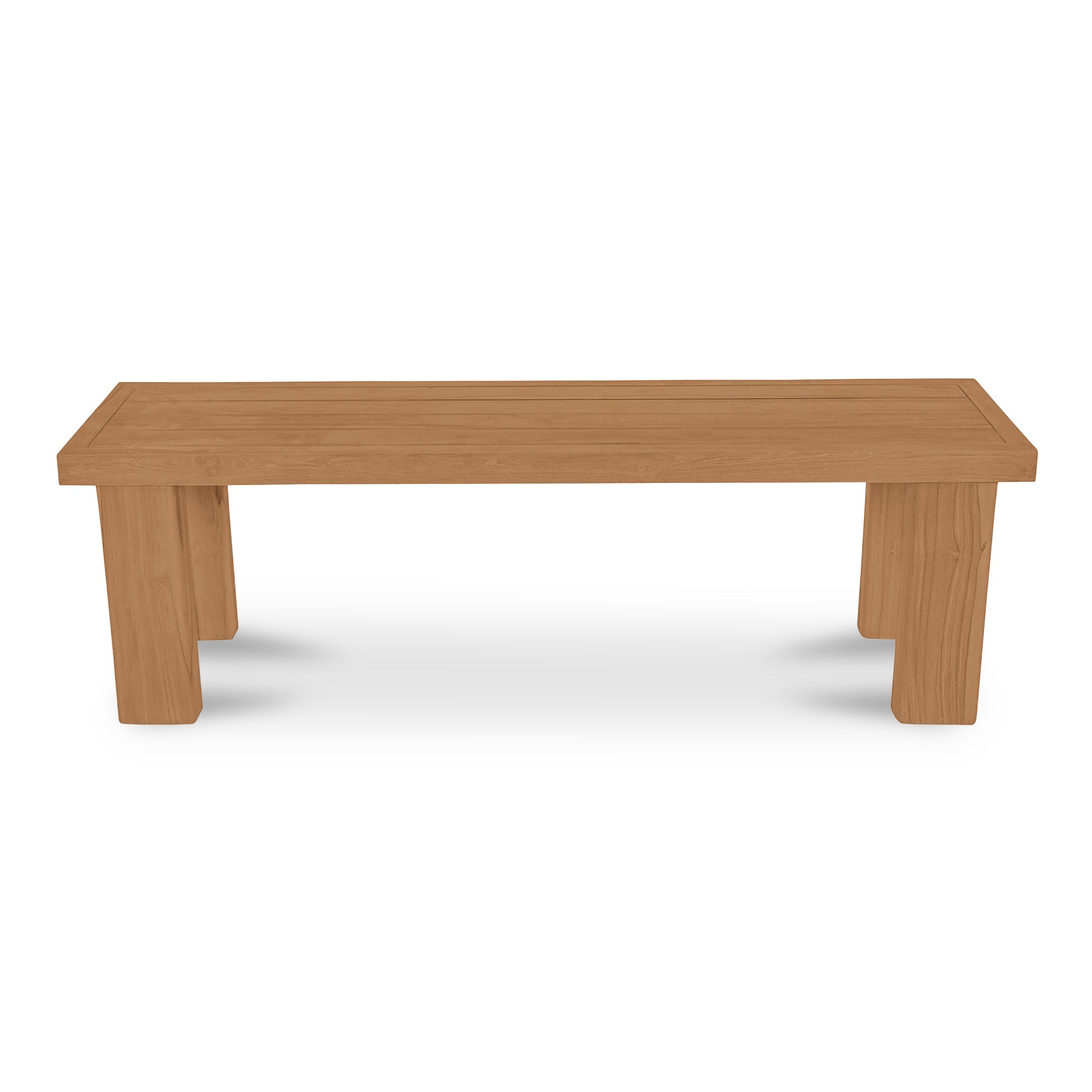 Marina Outdoor Dining Bench Natural - Central Designs