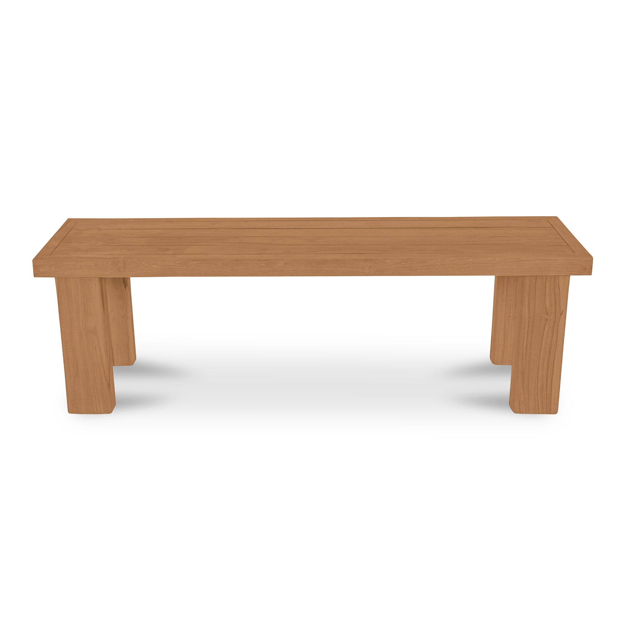 Marina Outdoor Dining Bench Natural - Central Designs
