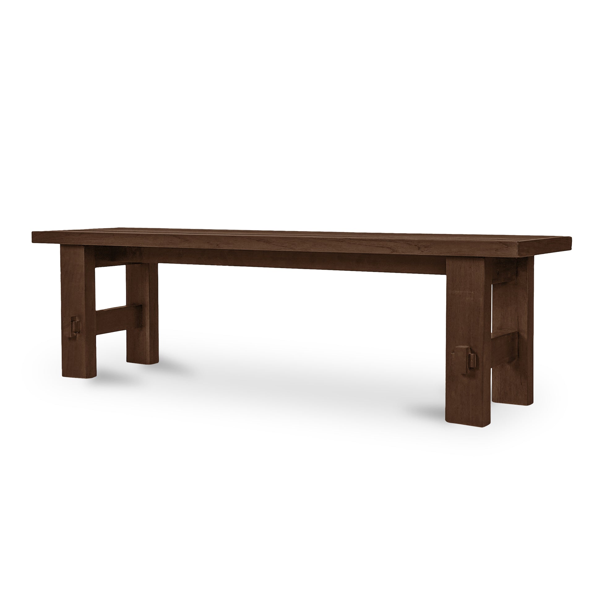 Esmond Outdoor Dining Bench Brown - Central Designs