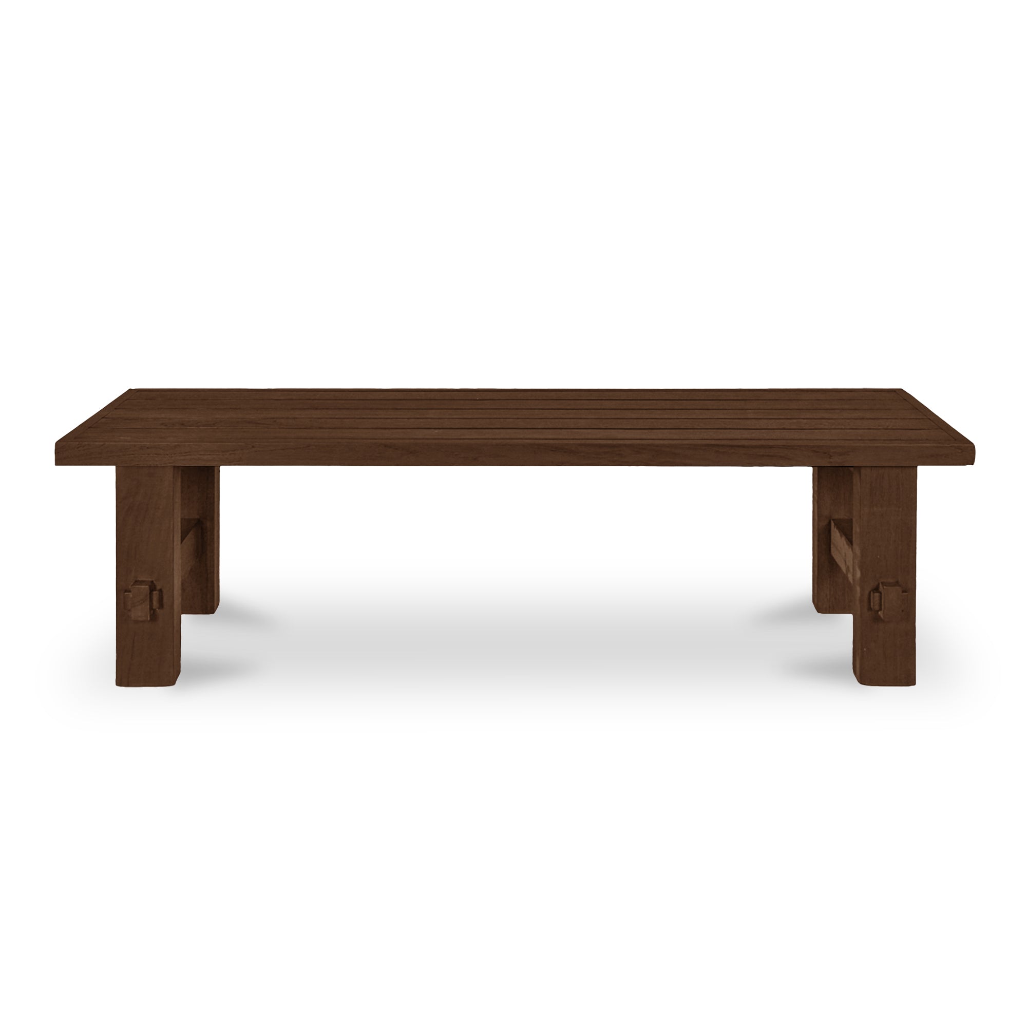 Esmond Outdoor Dining Bench Brown - Central Designs