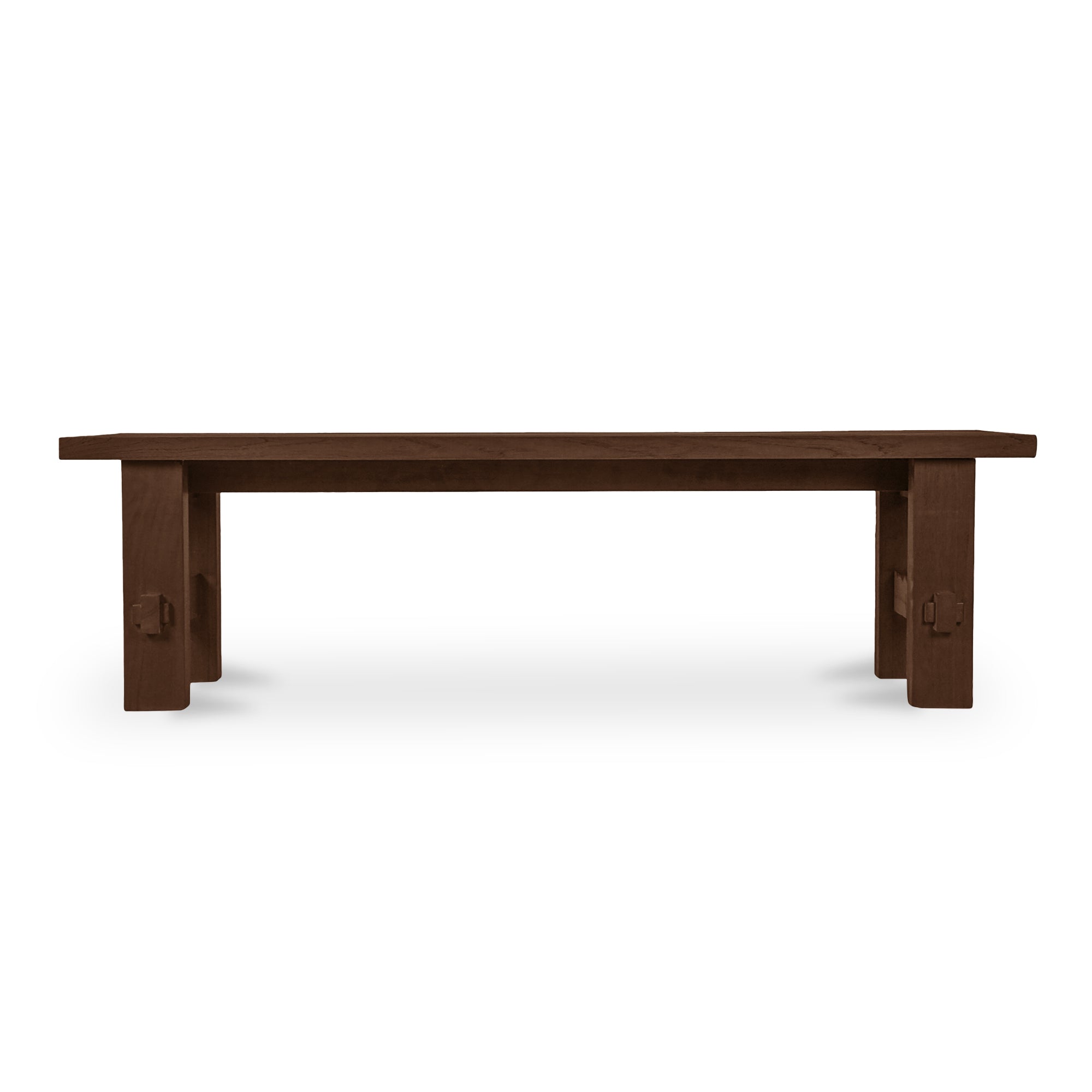 Esmond Outdoor Dining Bench Brown - Central Designs