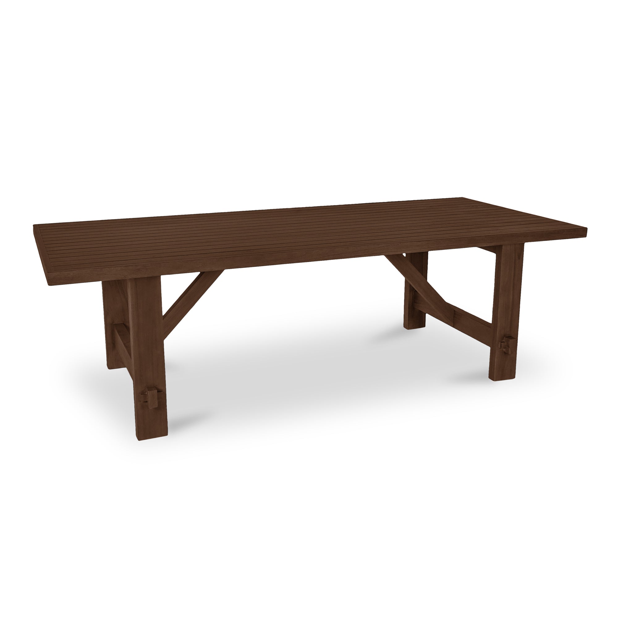 Esmond Outdoor Dining Table Brown - Central Designs