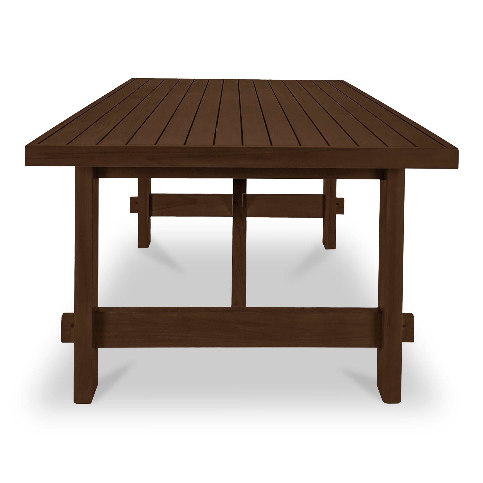 Esmond Outdoor Dining Table Brown - Central Designs