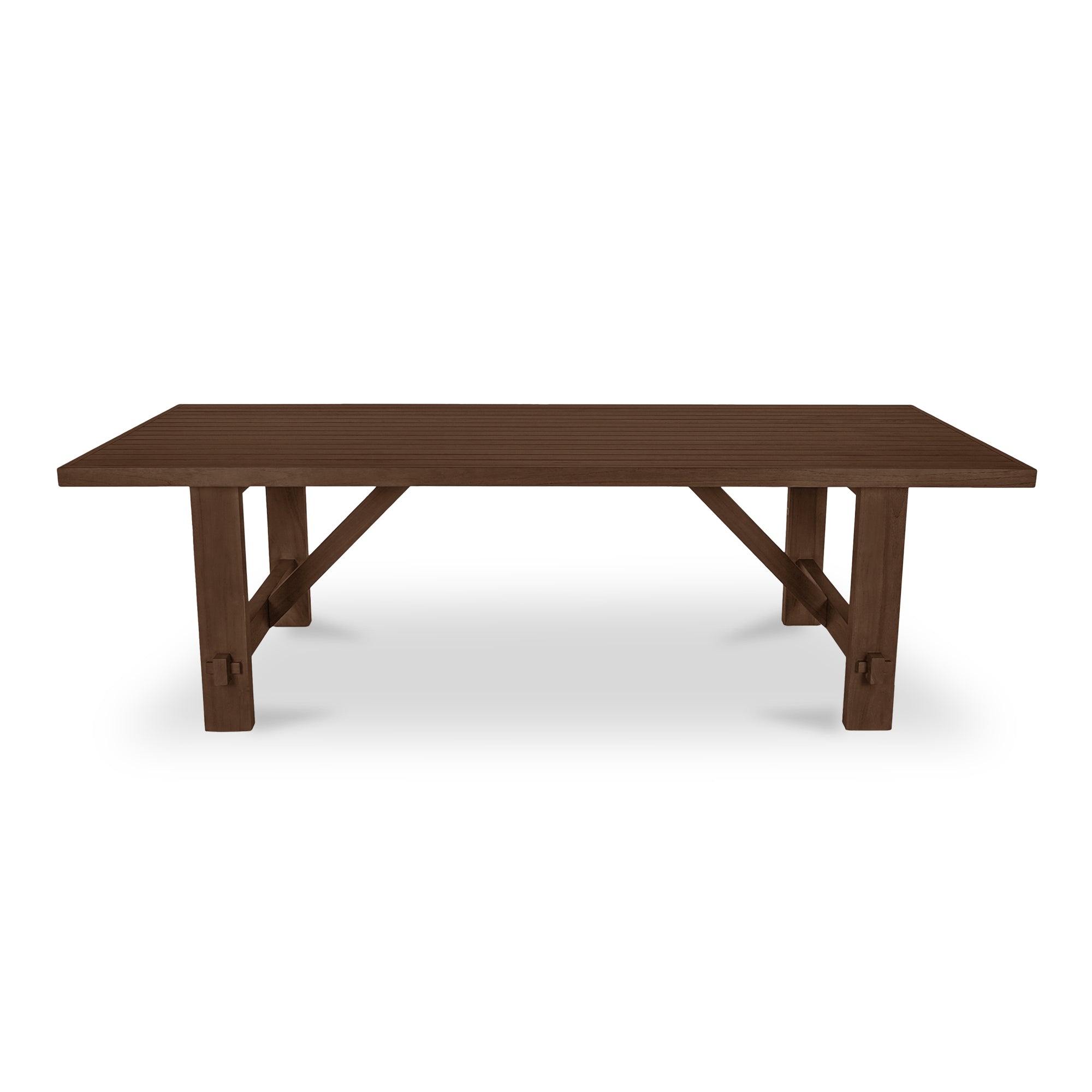Esmond Outdoor Dining Table Brown - Central Designs