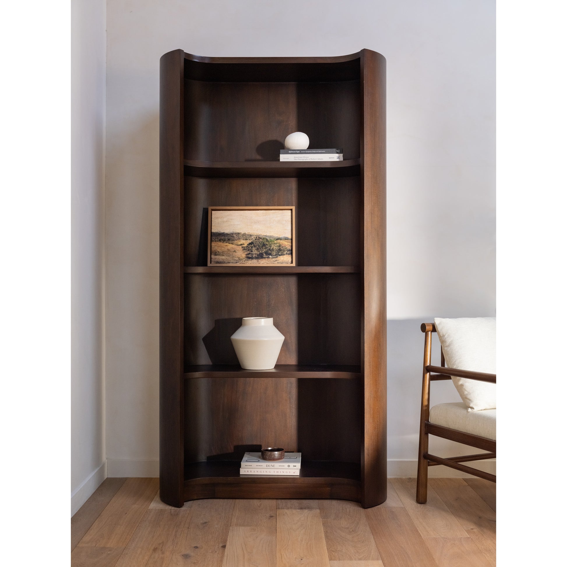 Nera Bookcase Brown - Central Designs