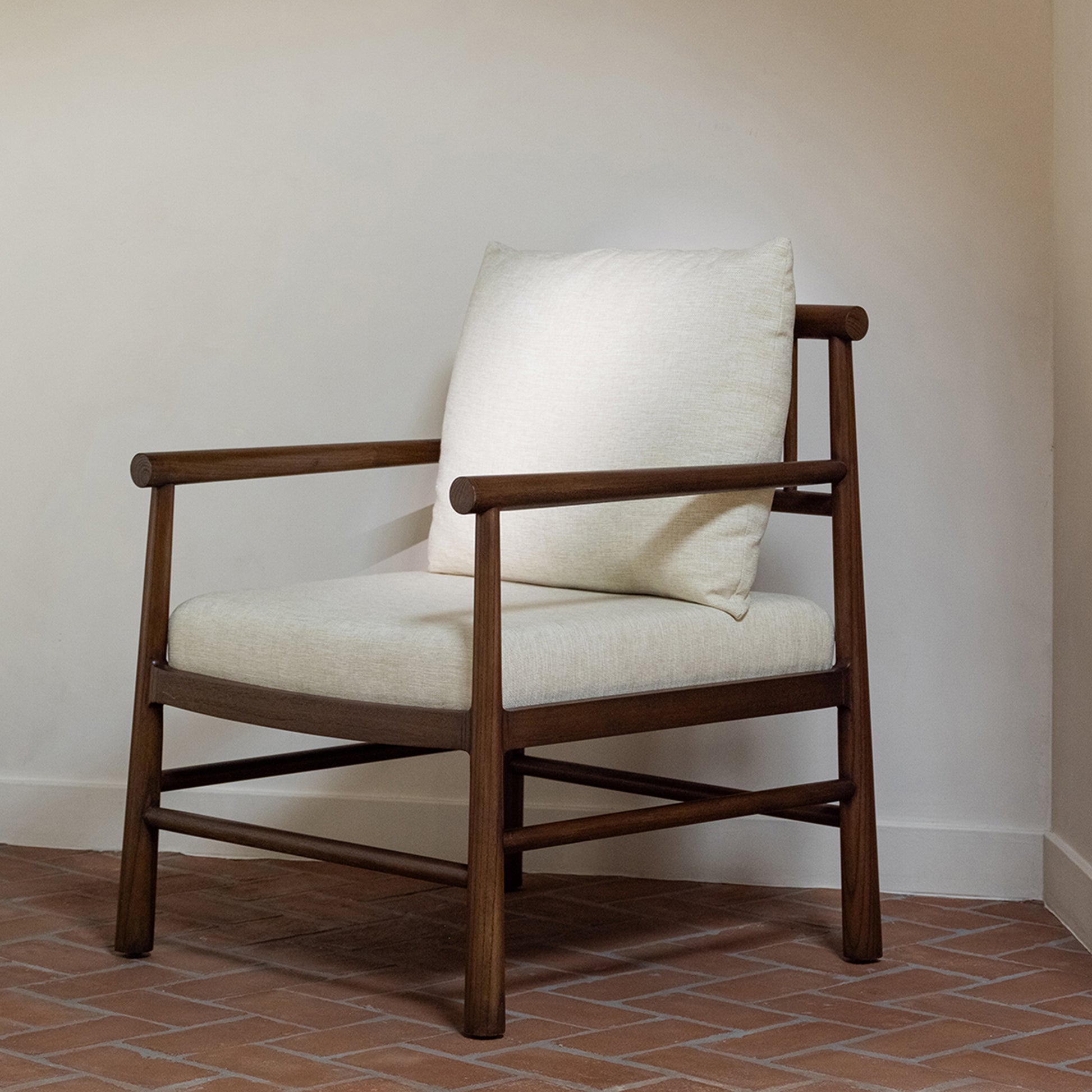 Mayne Accent Chair Cream - Central Designs