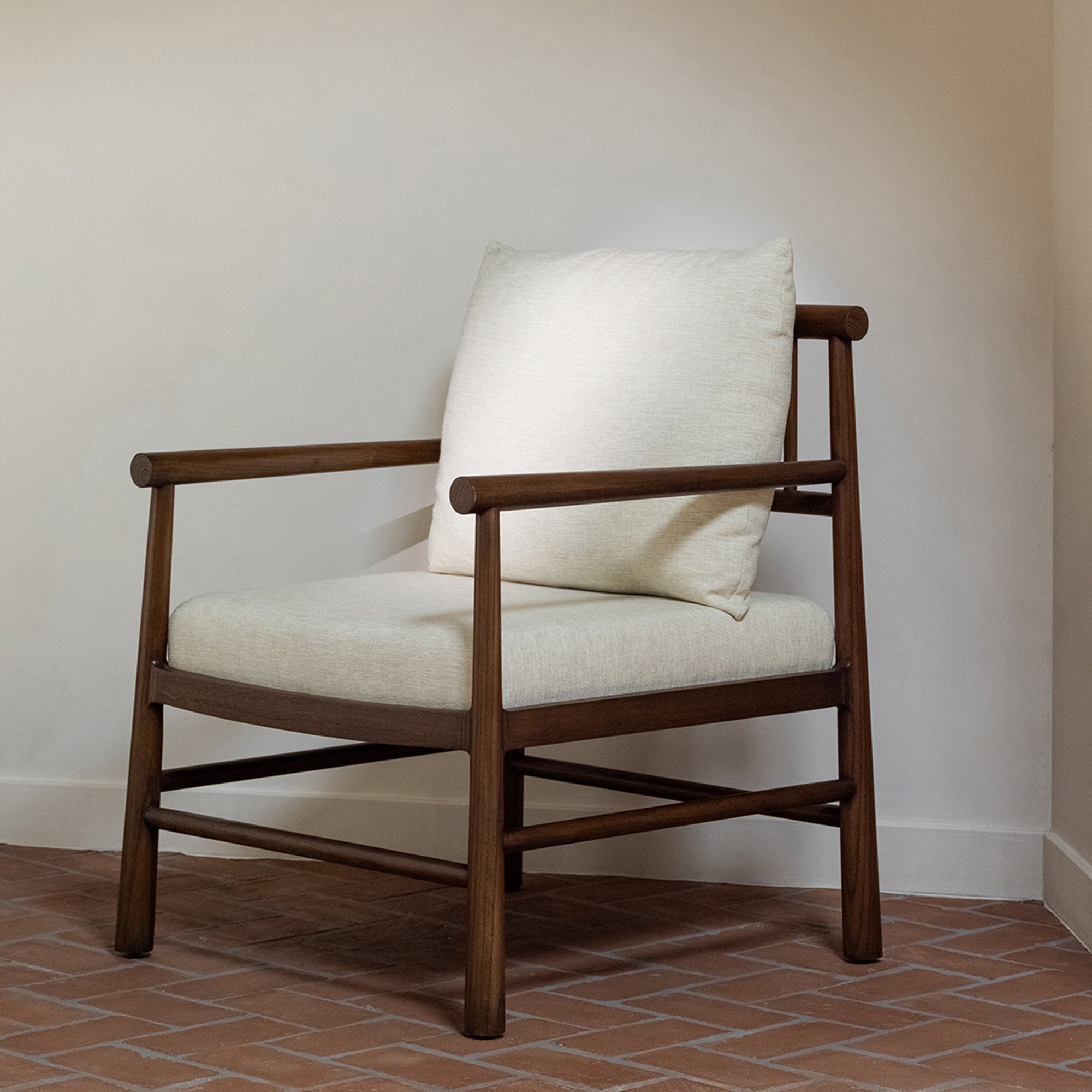 Mayne Accent Chair Cream - Central Designs