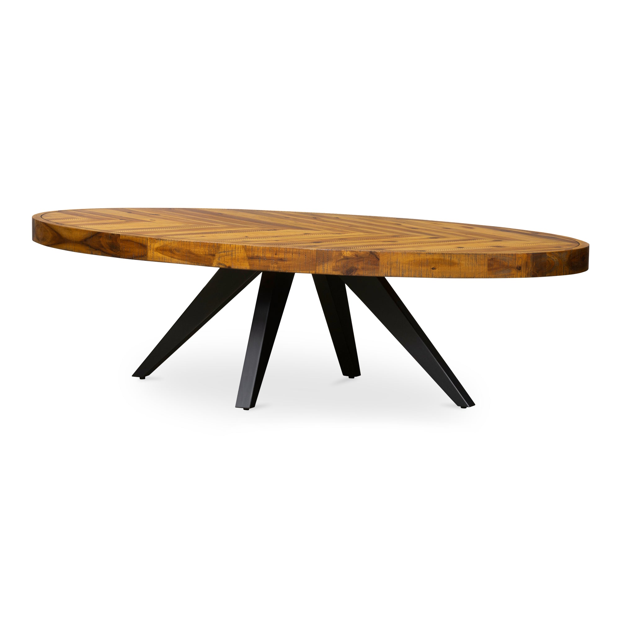Parq Oval Coffee Table Amber - Central Designs