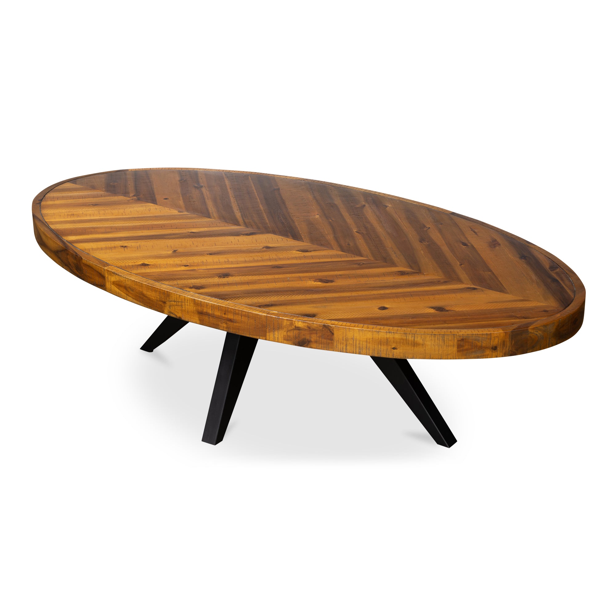 Parq Oval Coffee Table Amber - Central Designs