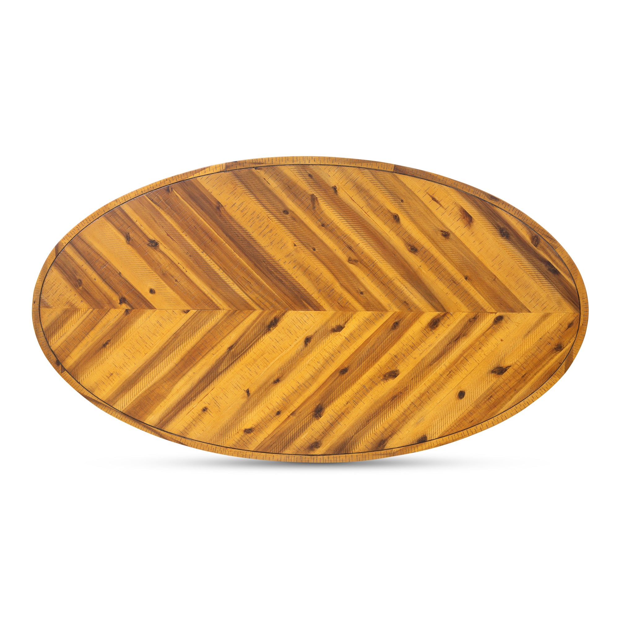 Parq Oval Coffee Table Amber - Central Designs