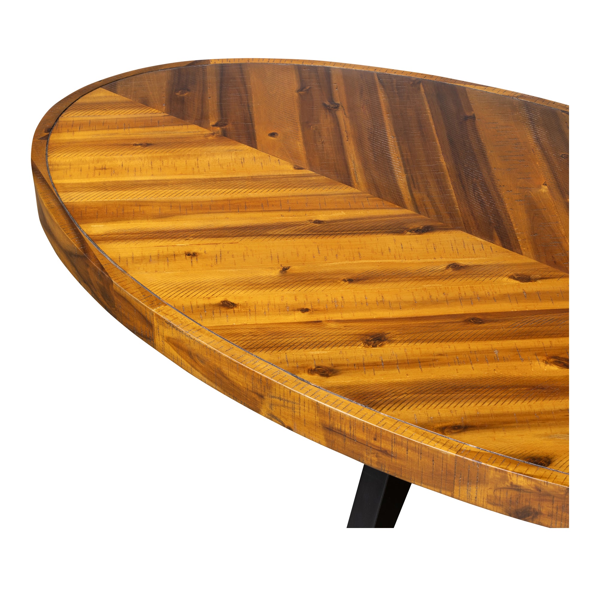 Parq Oval Coffee Table Amber - Central Designs