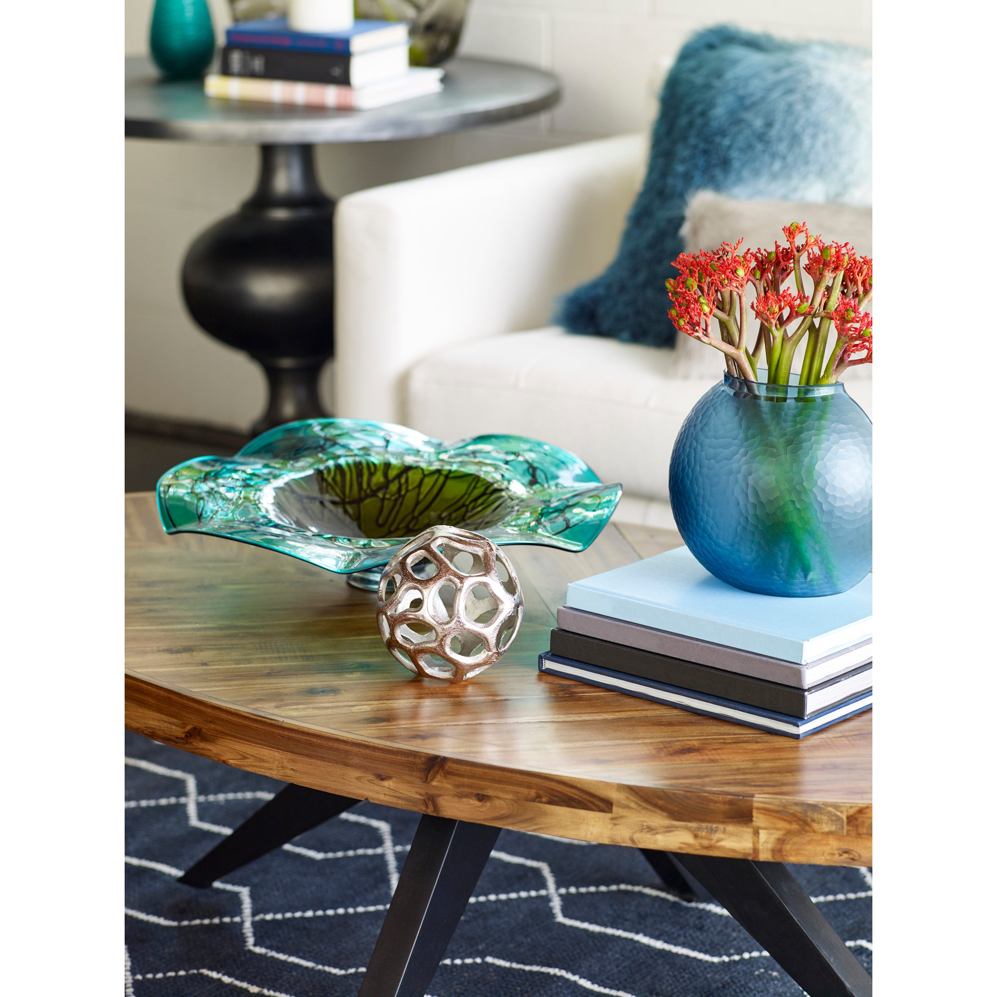 Parq Oval Coffee Table Amber - Central Designs