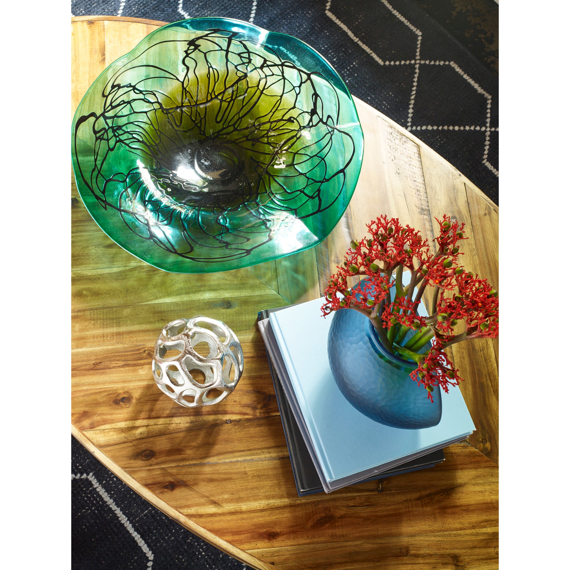 Parq Oval Coffee Table Amber - Central Designs