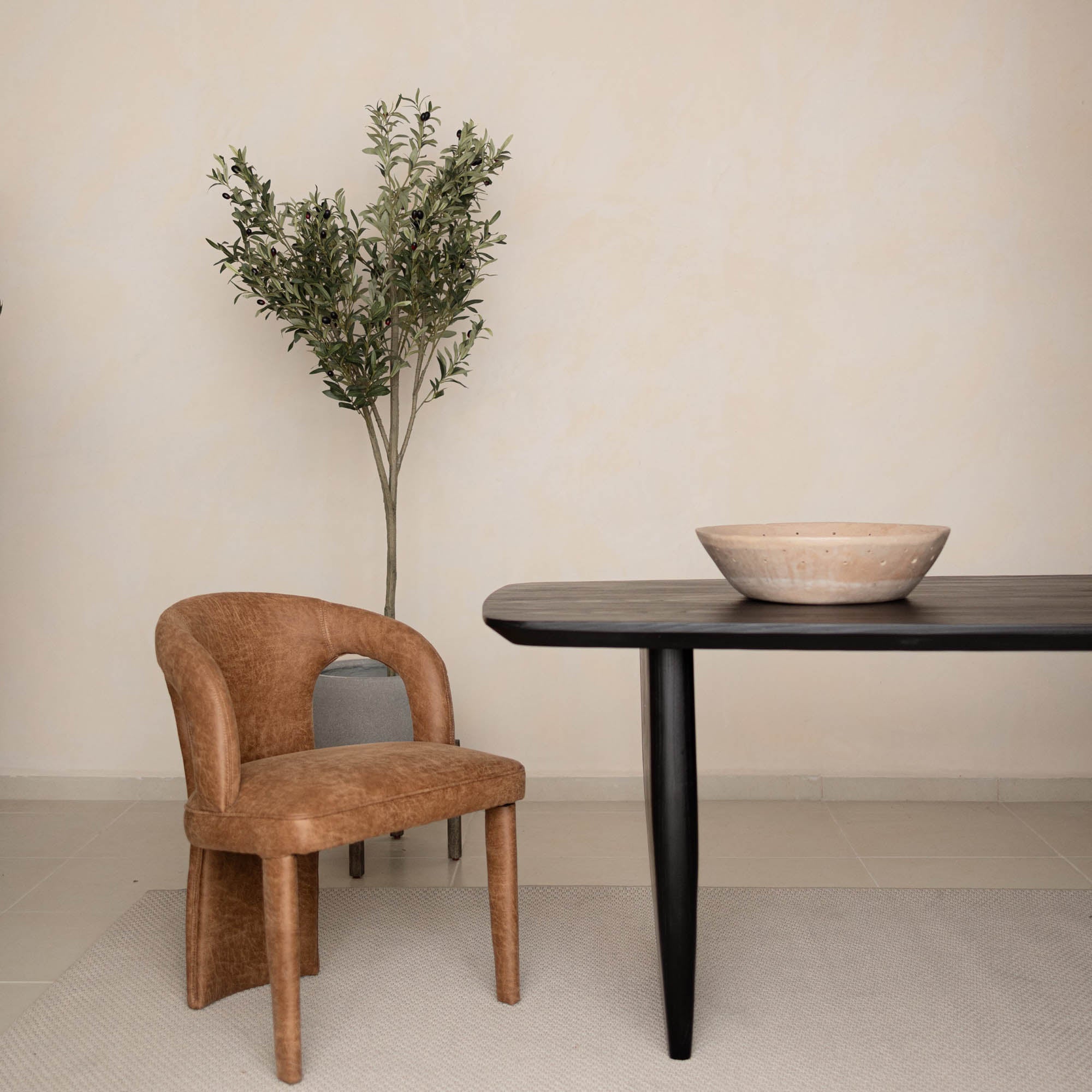 Tonic Dining Table - Black Oak