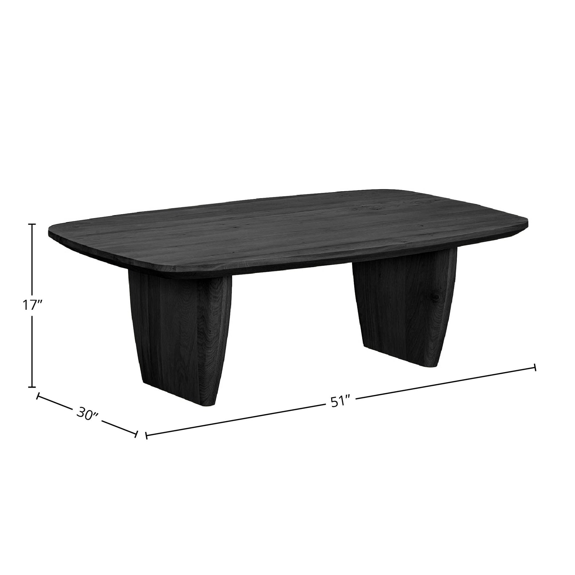 Tonic Coffee Table - Black Oak - Central Designs