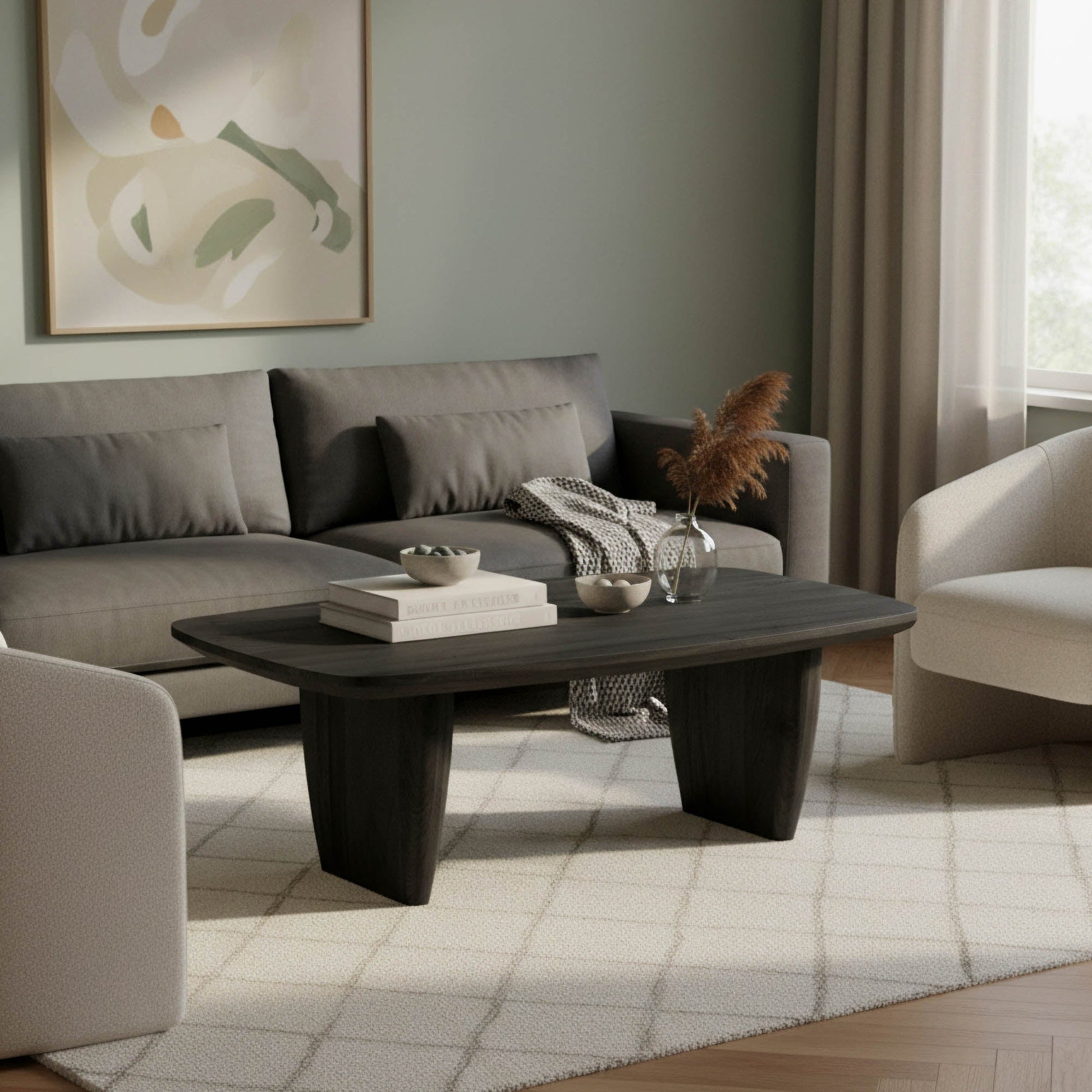 Tonic Coffee Table - Black Oak - Central Designs