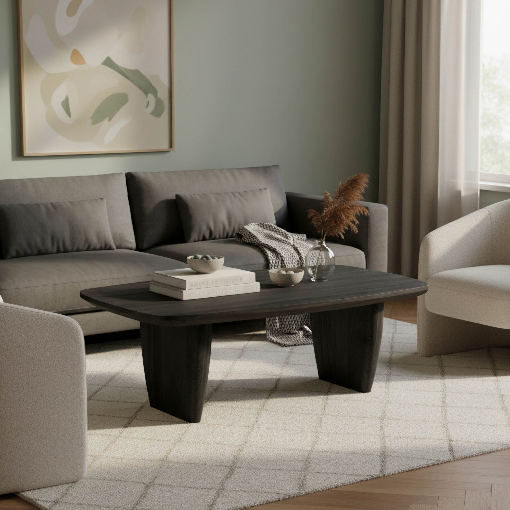 Tonic Coffee Table - Black Oak - Central Designs