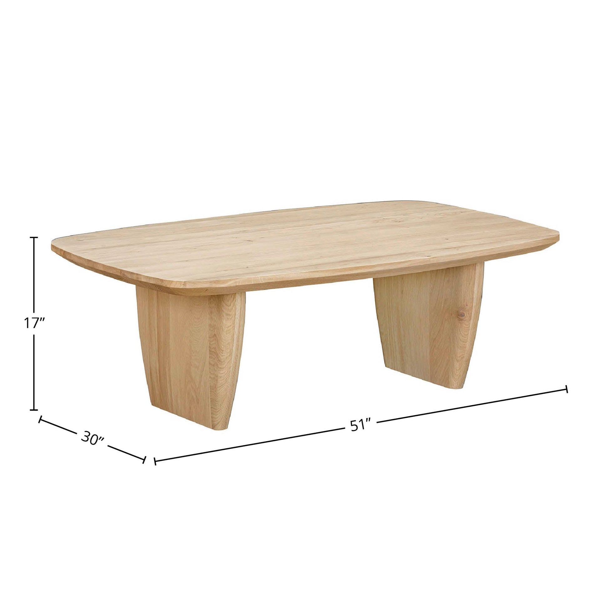 Tonic Coffee Table - Biscotti Oak - Central Designs
