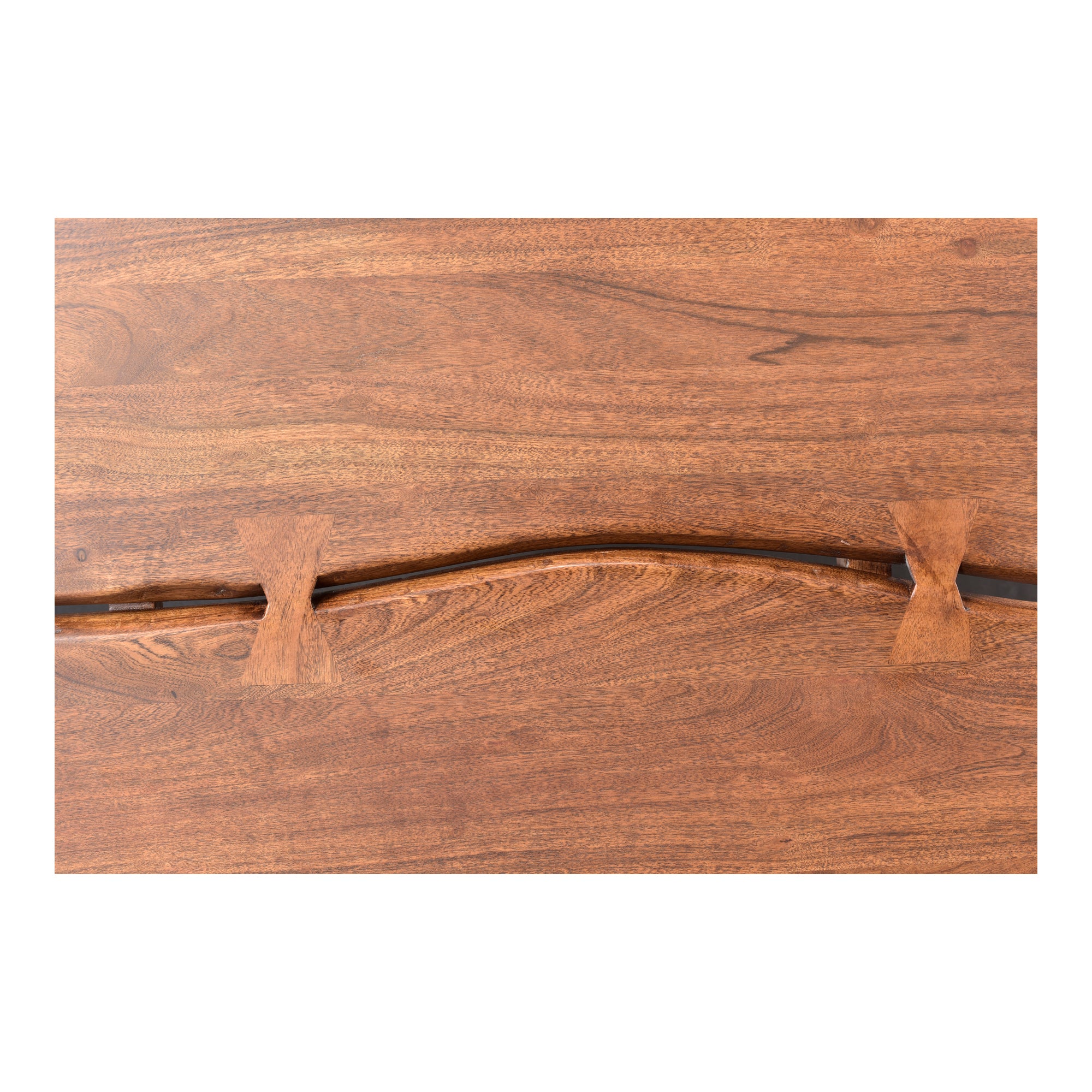 Madagascar Platform Bed King Brown