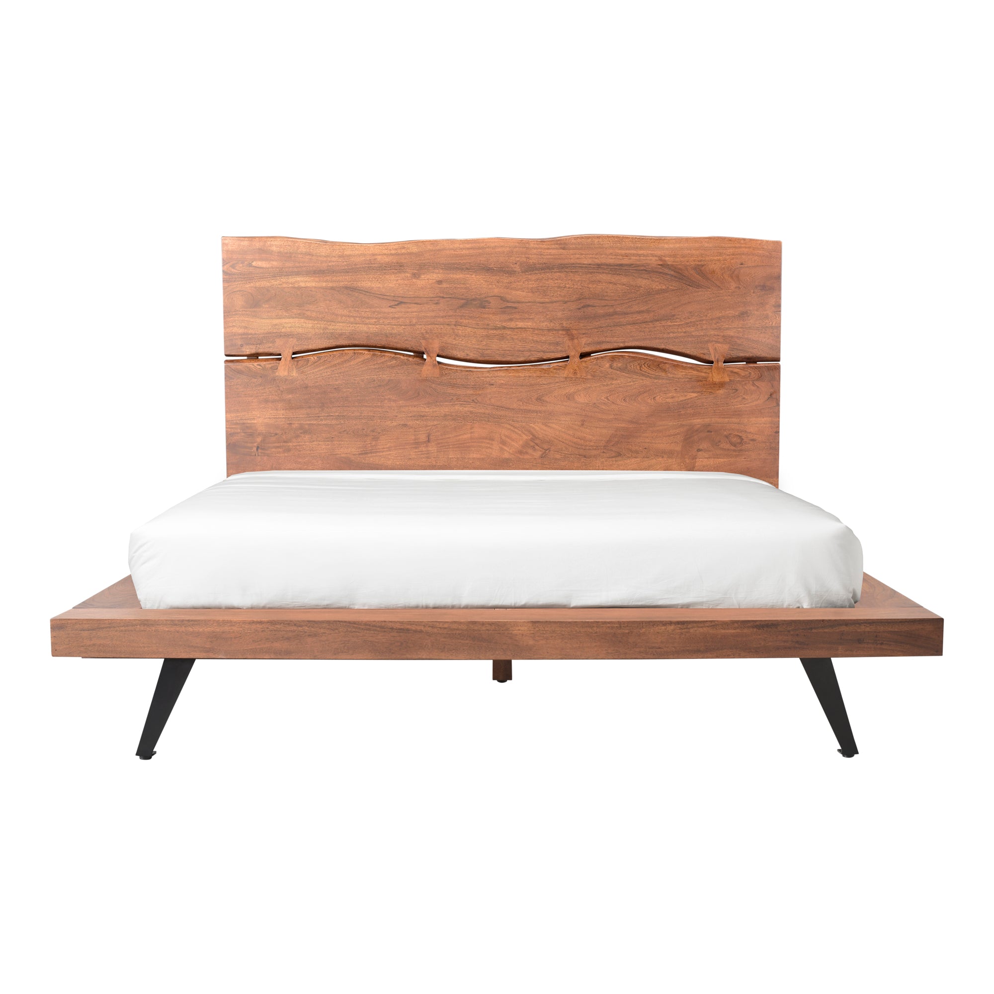 Madagascar Platform Bed King Brown
