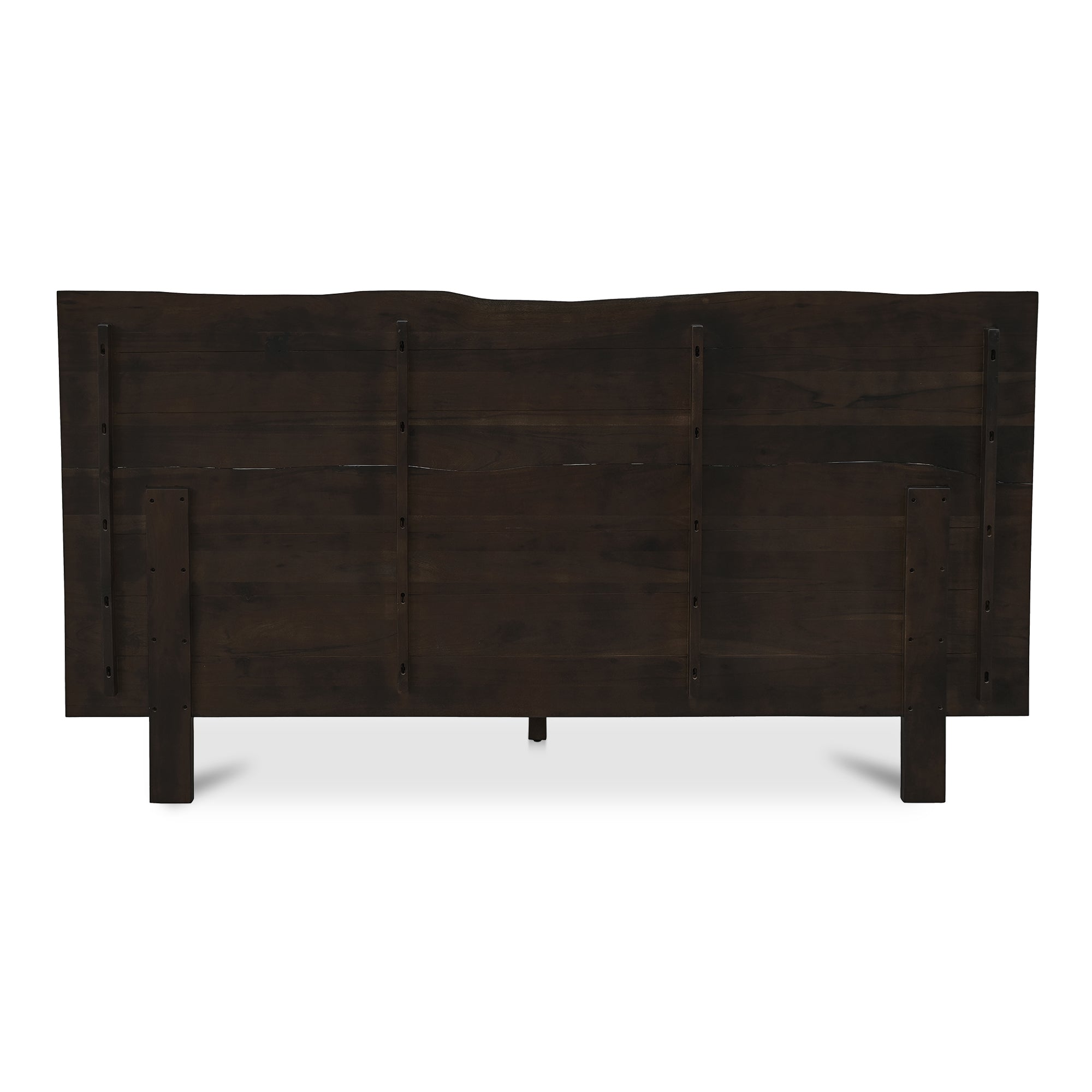 Madagascar King Platform Bed Dark Brown