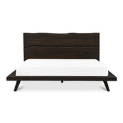 Madagascar King Platform Bed Dark Brown