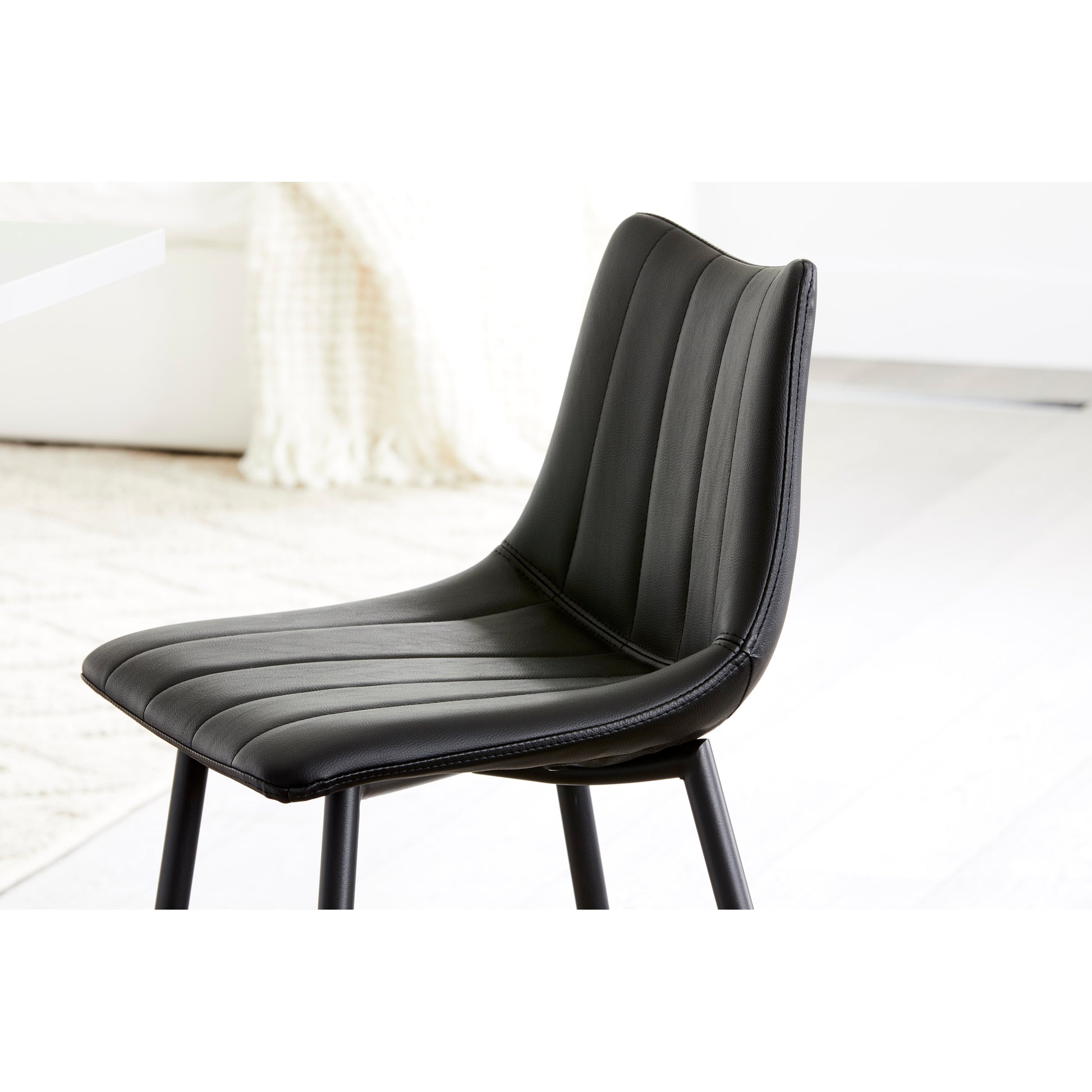 Alibi Counter Stool Matte Black - Set Of Two - Central Designs