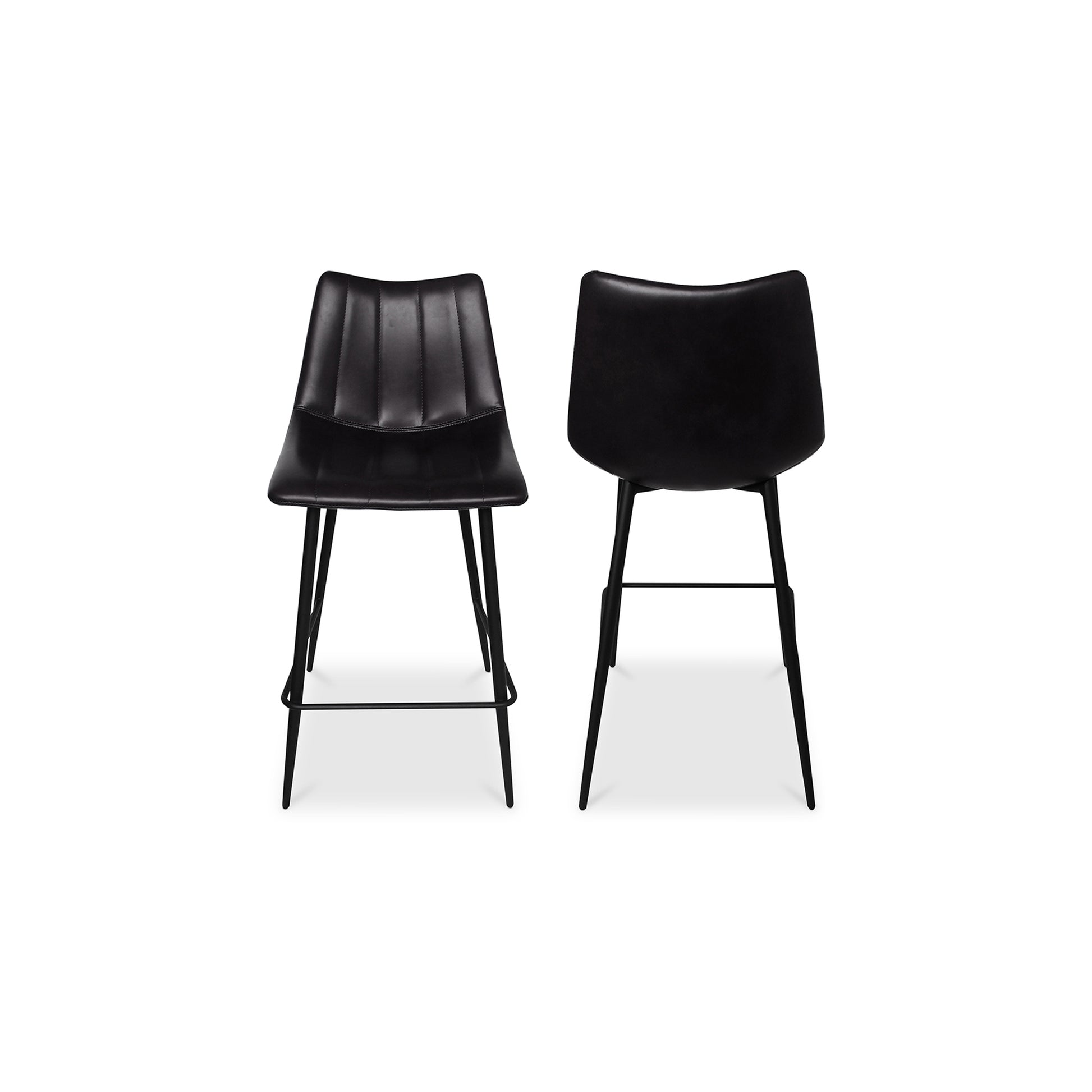 Alibi Counter Stool Matte Black - Set Of Two - Central Designs