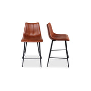 Alibi Counter Stool Brown - Set Of Two - Central Designs
