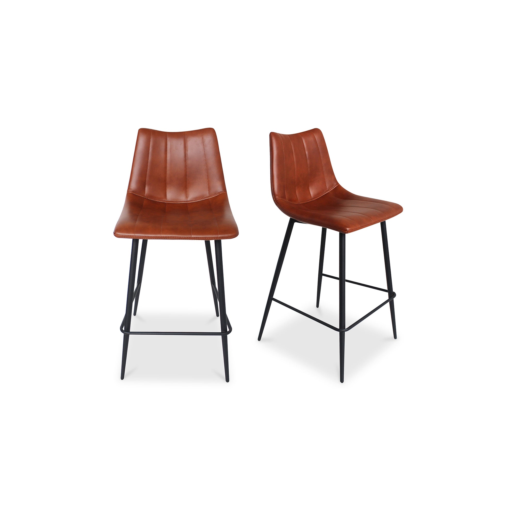 Alibi Counter Stool Brown - Set Of Two - Central Designs