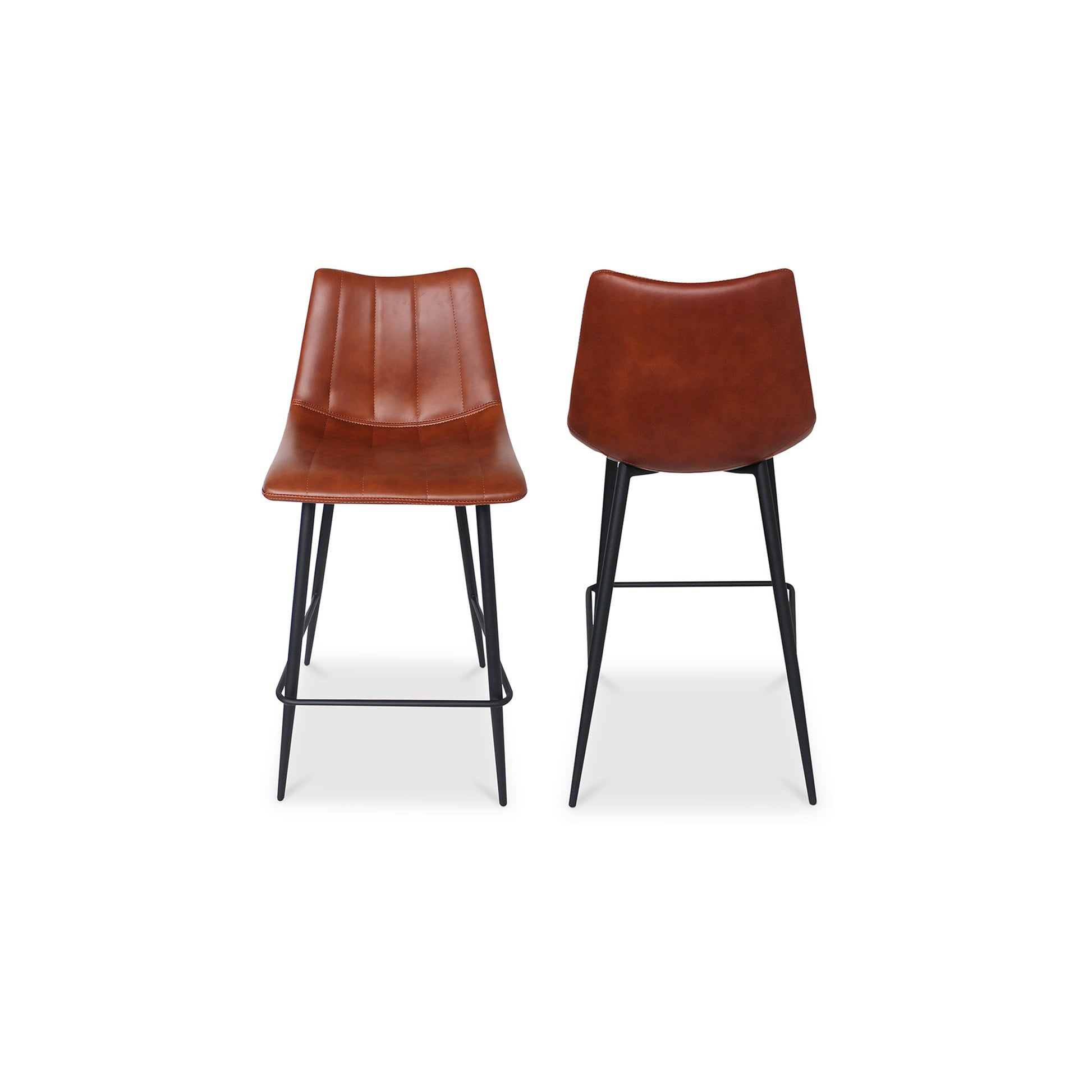 Alibi Counter Stool Brown - Set Of Two - Central Designs