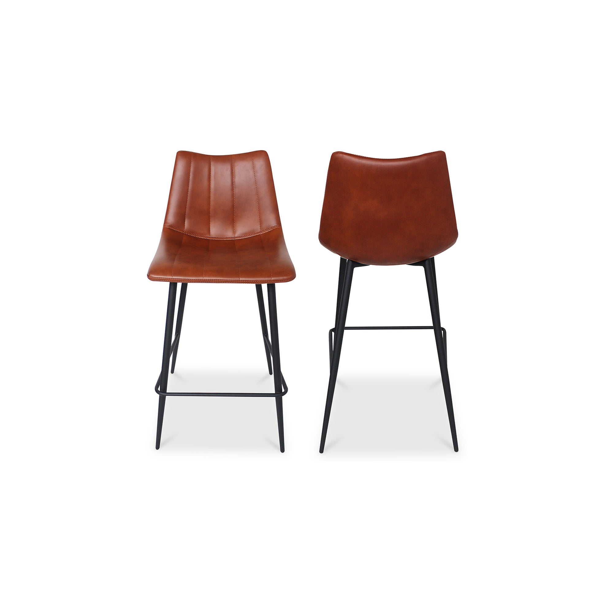 Alibi Counter Stool Brown - Set Of Two - Central Designs