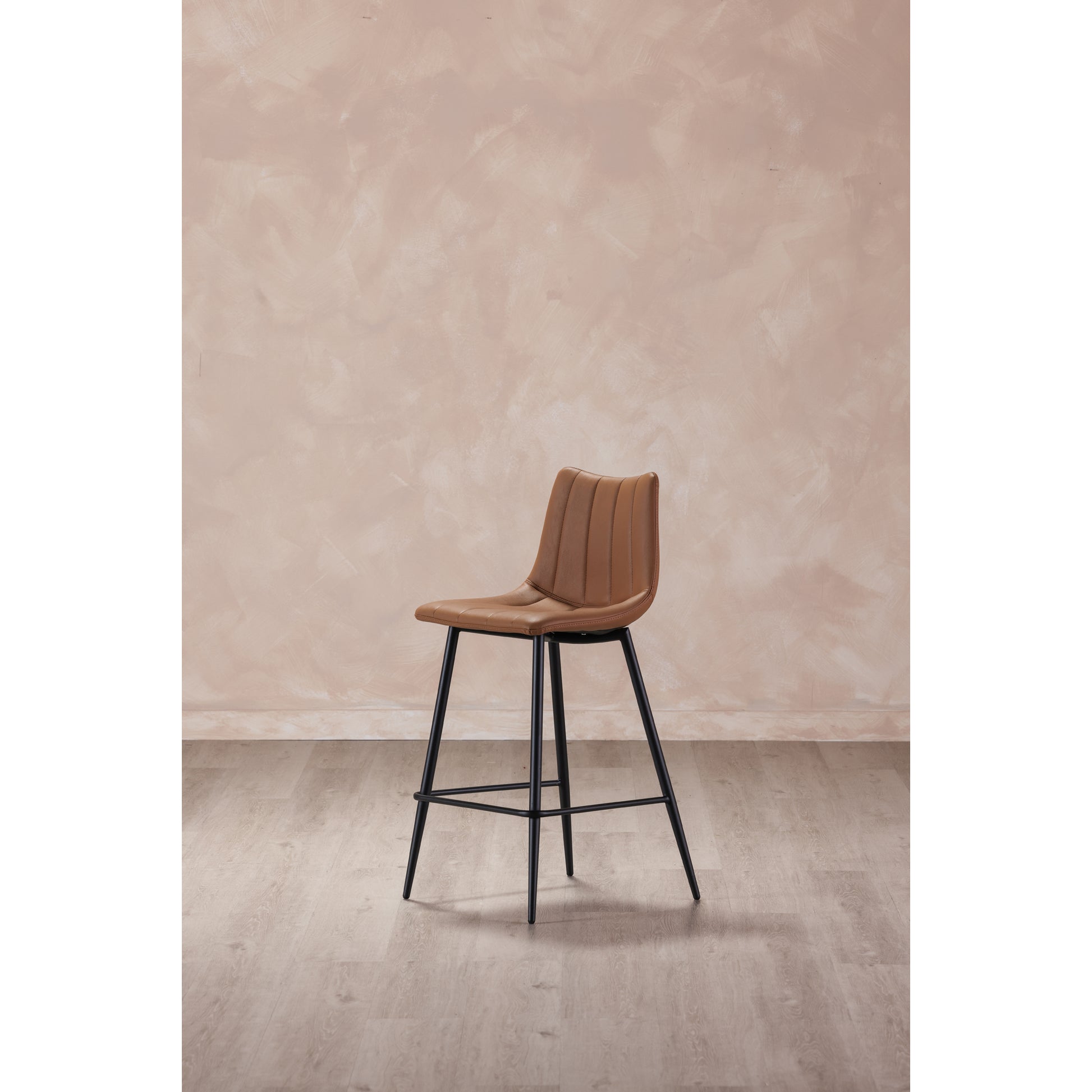 Alibi Counter Stool Tan - Set Of Two - Central Designs