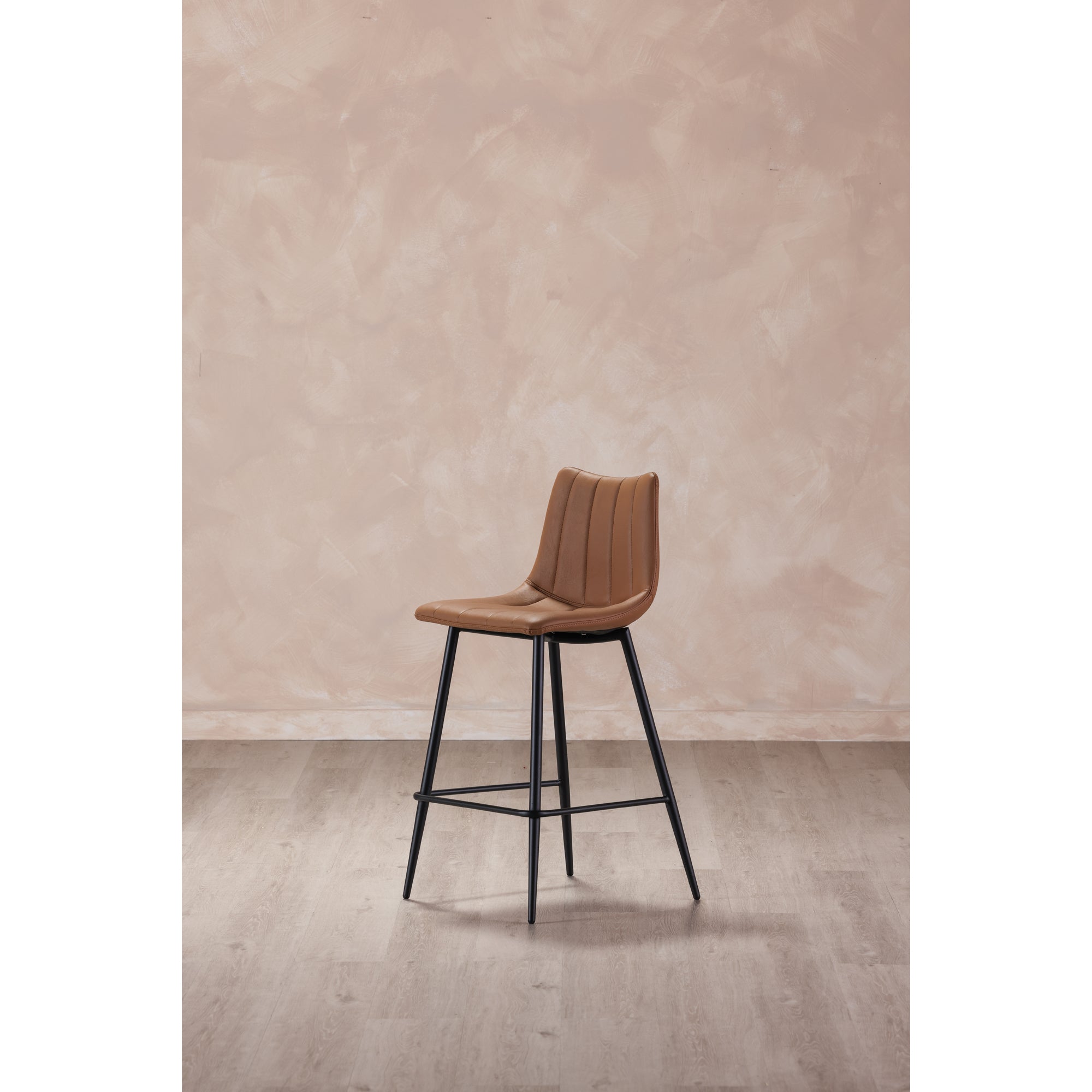 Alibi Counter Stool Tan - Set Of Two - Central Designs