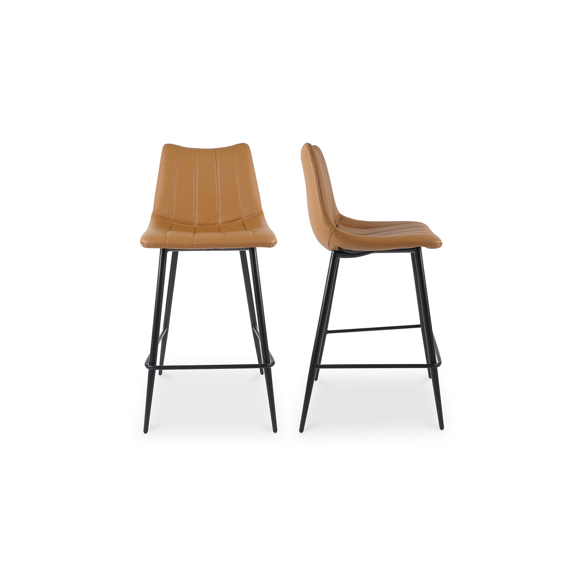 Alibi Counter Stool Tan - Set Of Two - Central Designs