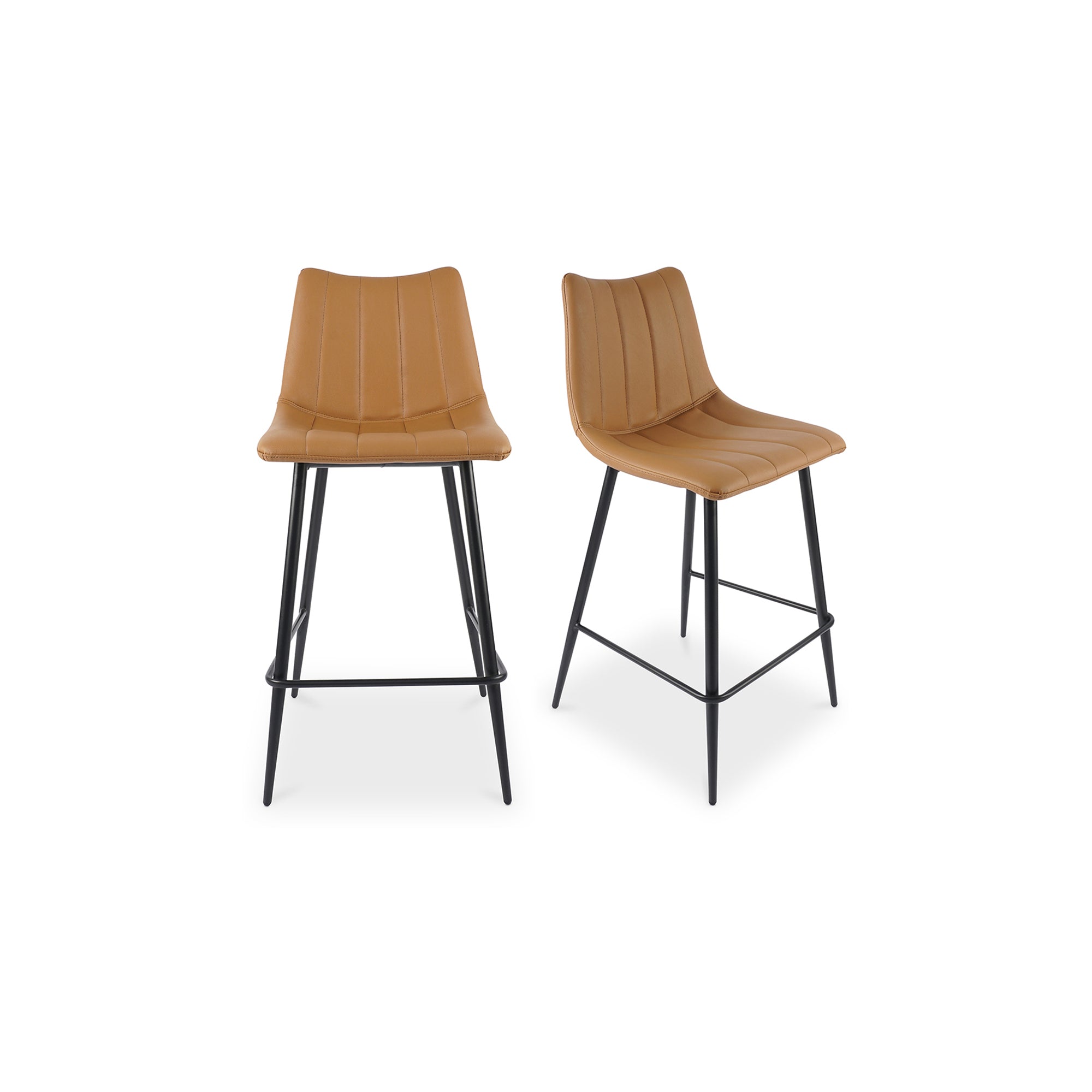 Alibi Counter Stool Tan - Set Of Two - Central Designs
