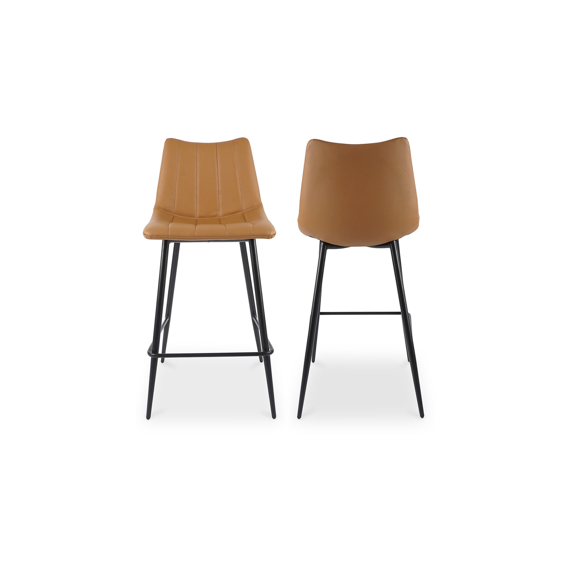 Alibi Counter Stool Tan - Set Of Two - Central Designs