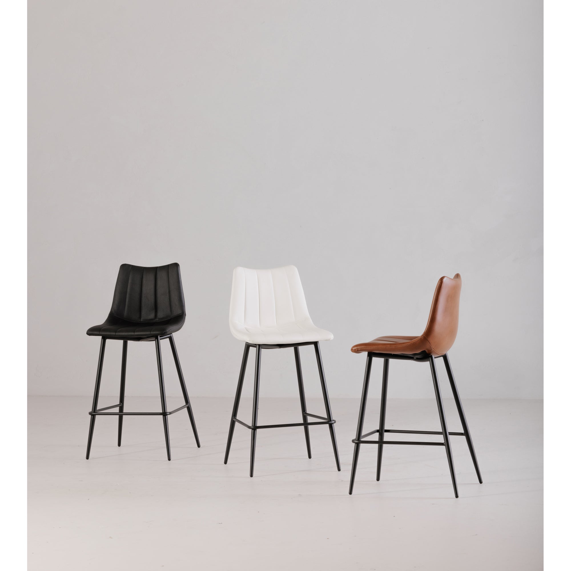 Alibi Barstool Matte Black - Set Of Two - Central Designs