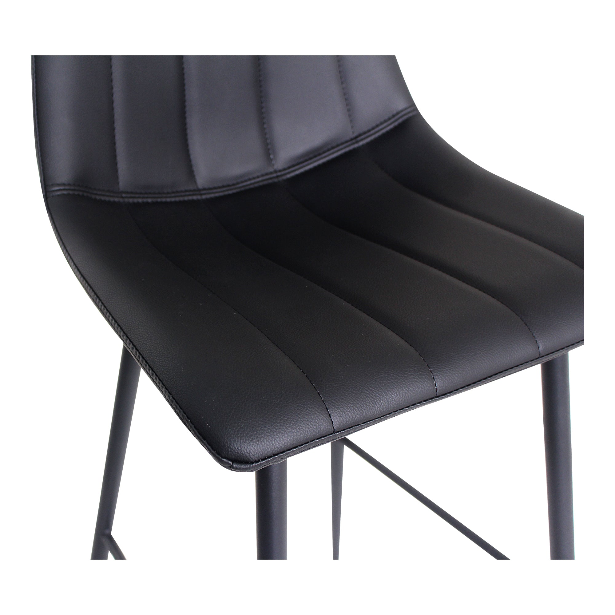 Alibi Barstool Matte Black - Set Of Two - Central Designs