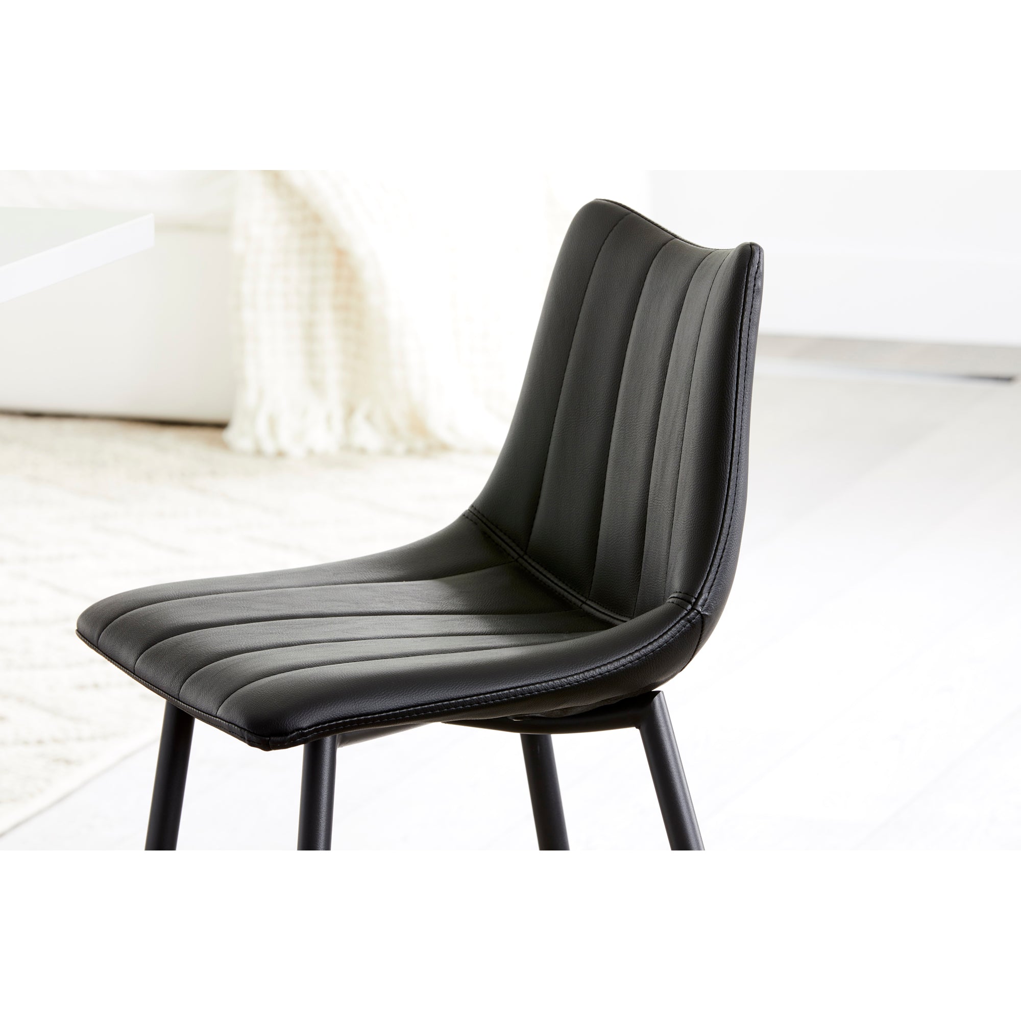 Alibi Barstool Matte Black - Set Of Two - Central Designs