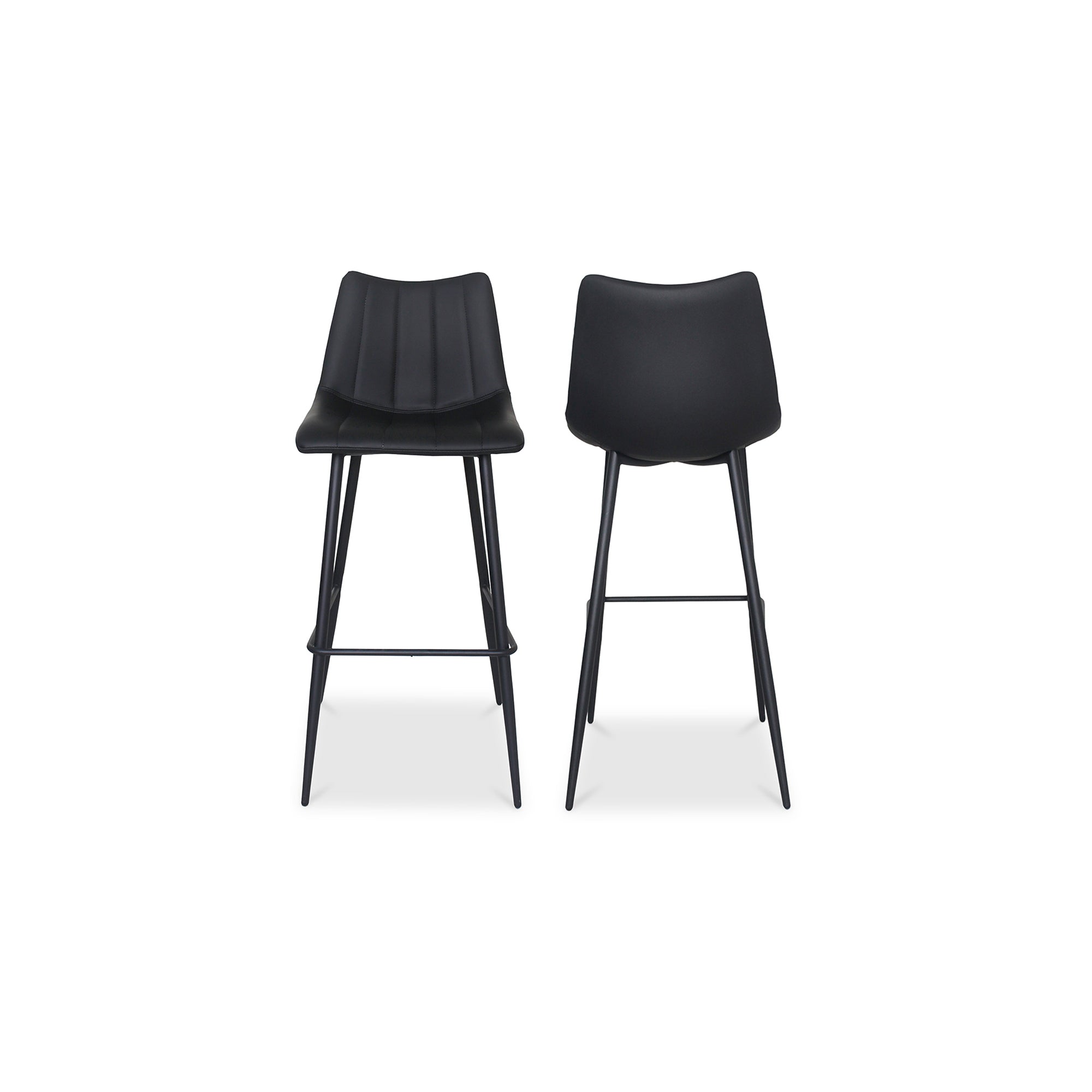 Alibi Barstool Matte Black - Set Of Two - Central Designs