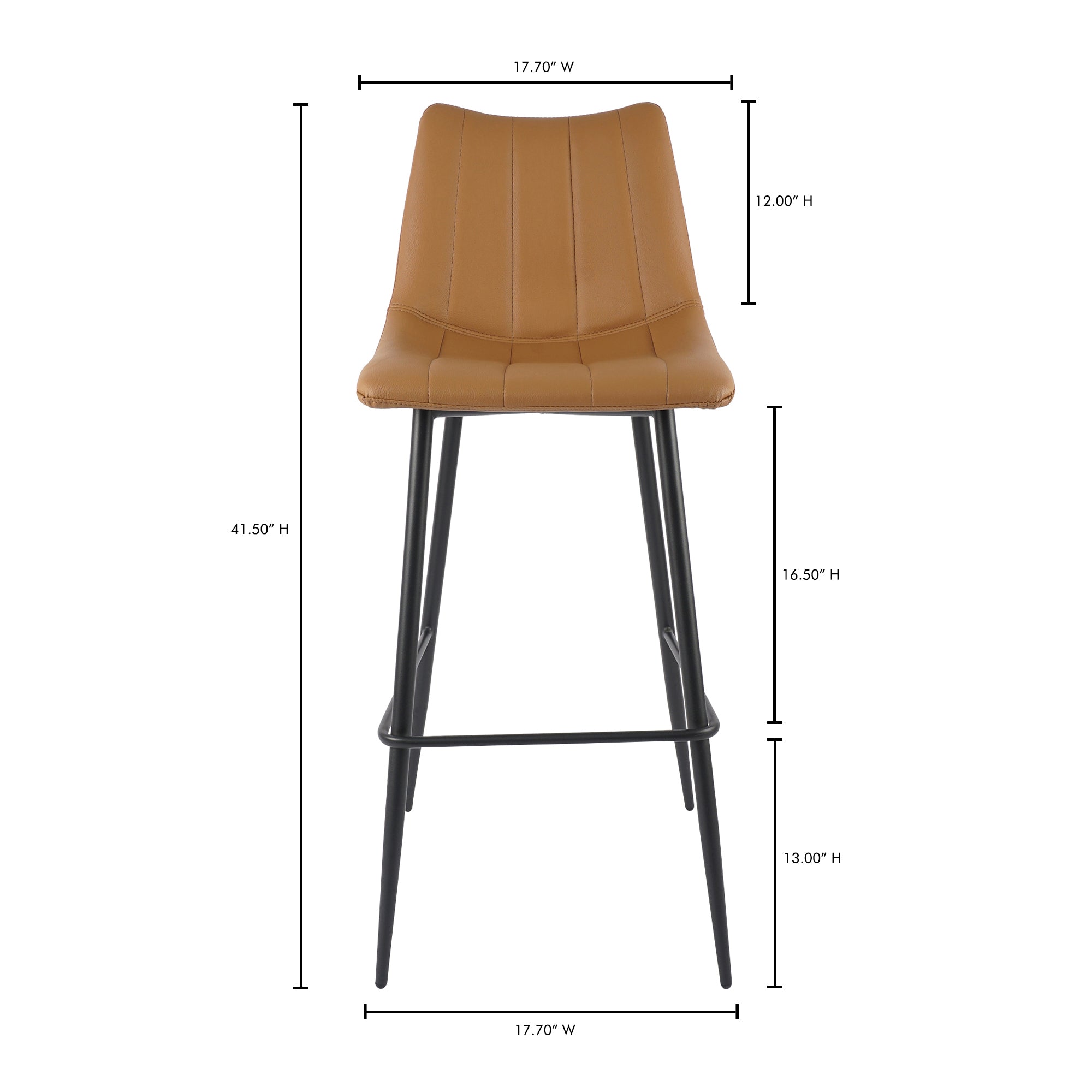 Alibi Barstool Tan - Set Of Two - Central Designs