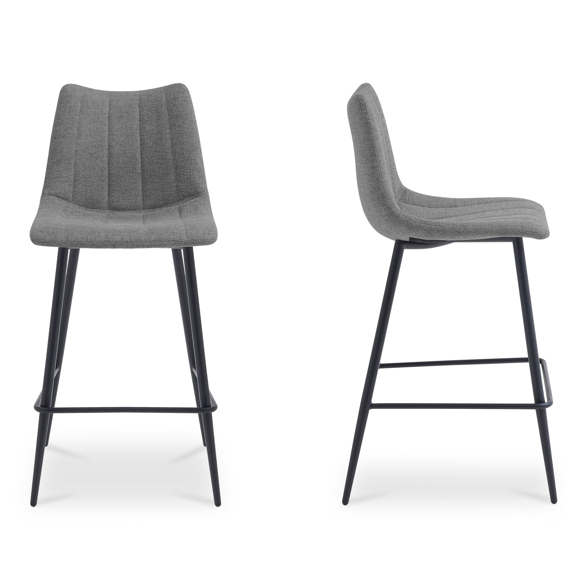 Alibi Bar Stool Dark Grey - Set of Two - Central Designs