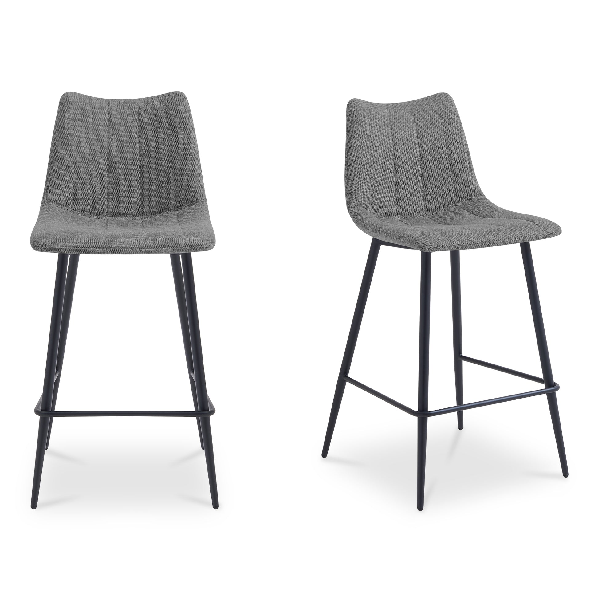 Alibi Bar Stool Dark Grey - Set of Two - Central Designs