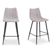 Alibi Bar Stool Beige - Set of Two - Central Designs