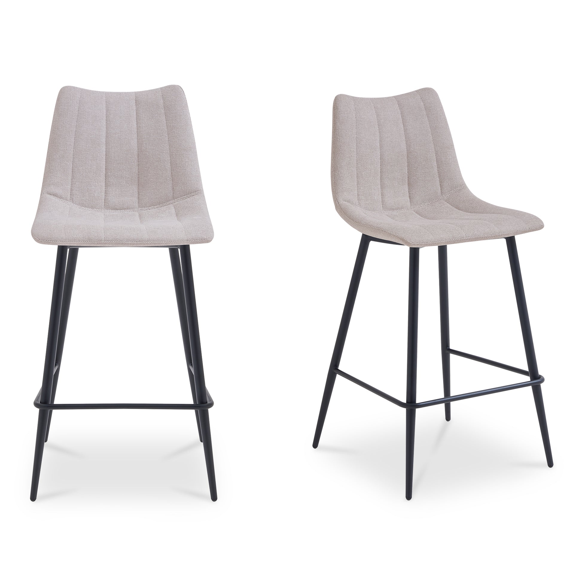 Alibi Bar Stool Beige - Set of Two - Central Designs