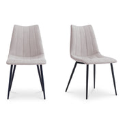 Alibi Dining Chair Beige-Set of Two